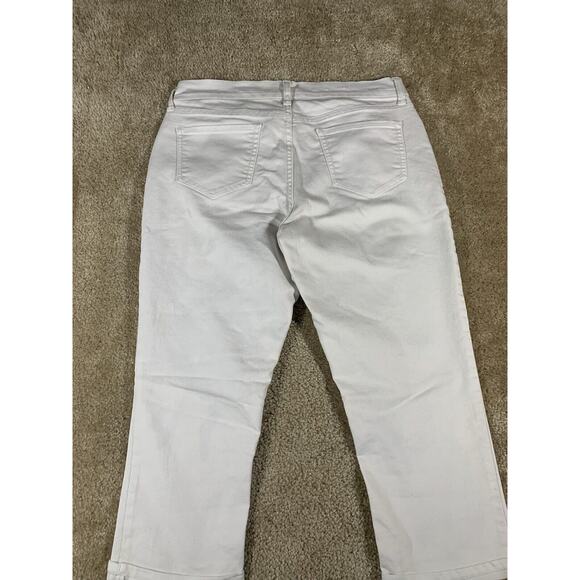 Old Navy The Sweetheart Capris Bright White Denim Jeans Women’s Size 10 #360 - Picture 4 of 11